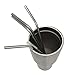 Rspic 10.5 Inch long Stainless Steel Straws for yeti and Cleaning Brush