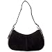 Fashionable Solid Genuine Suede Leather Clutch (Black)