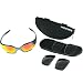 mecara SUPERNOVA Sportbrillen-Set (2009) Sonnenbrille mit 2 Paar zus. Wechselgläser und Gürteltasche! Hervorragend geeignet für den Wintersport und Radsport Mod. P9