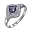 5MM 0.60 CT Amethyst Ring In Sterling Silver In Size 5 (Available In Sizes 5-9)