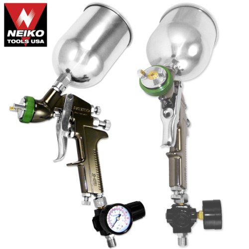 Pro-Grade 1.5mm HVLP Air Spray Gun - Gun Metal Finish