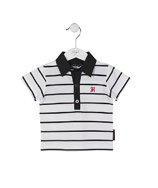 Baby K white stripe polo shirt 2-3years
