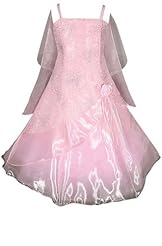 Girls Ankle Length Flower-Girl Dress/Pageant Dress/Wedding Dress 