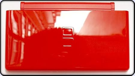 Fire Red - Nintendo DS Lite Complete Full Housing Shell Case Replacement Repair w/ Hinge Set