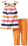 Carters Watch the Wear Girls 2-6X Striped Tunic with Leggings Set