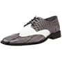 Stacy Adams Men's Genesse Wing-Tip Oxford,Grey Multi,10 W US