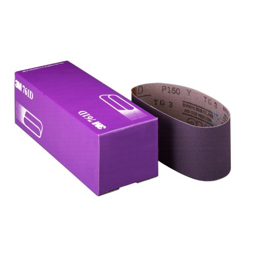 cheap 3M 81434 4-Inch x 24-Inch Purple Regalite Resin Bond 150 Grit Cloth Sanding Belt - 5 Pack