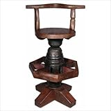 Groovy Stuff Bovine Teak Wood Bar Stool - Tf-040-b