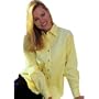 Bill Blass Ladies' Long Sleeve Gabardine Shirt w/Pocket in Navy - Small