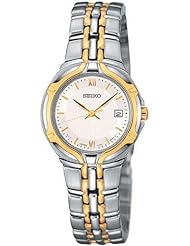 Seiko Womens SXD646 Dress Two-Tone Watch
