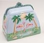 Porcelain Flamingo Cookie jar