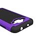 Core Prime Case, LK [Shock Absorption] Hybrid Dual Layer Armor Defender Protective Case Cover for Samsung Galaxy Core Prime (Purple)