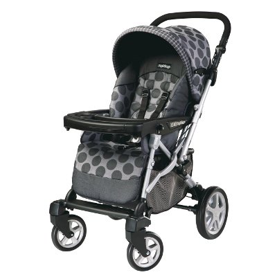 Peg Perego 2011 Uno Stroller in Pois Grey