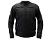 TMS Black Armor Motorcycle Sport Racing Leather Jacket (Medium)