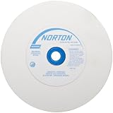 Norton Premium White Alundum Bench and Pedestal Grinding Wheel, Type 01, Round Hole,... by Norton