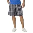 Merona Navy/Gray Flat Front Short - 36.0