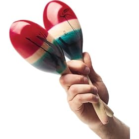 Latin Percussion CP287 Cp 7 1/2 Med. Maracas: Musical Instruments