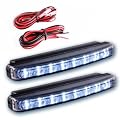 Auto 16 SMD LED (2 x 8LED) DRL Tagfahrleuchten Tagfahrlicht Lampe Beleutchtung Leuchte KFZ weiss