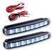 Produkt-Bild: Auto 16 SMD LED (2 x 8LED) DRL Tagfahrleuchten Tagfahrlicht Lampe Beleutchtung Leuchte KFZ weiss