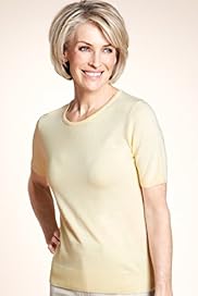 Classic Collection Cashmilon Round Neck Plain Knitted Top