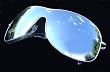 New (Unisex Mens Ladies) Silver/Mirror Aviator Wrap Visor Sunglasses with Cloth case UV400
