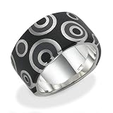 Sterling Silver Circles Design Ring