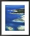 Aerial of Maolo Island, Mamanuca Islands, Fiji Framed Art Poster Print by David Wall, 18x22