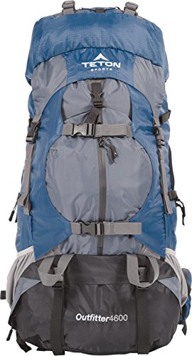 TETON Sports Outfitter 4600 Ultralight Internal Frame Backpack; Backpacking Gear; Hiking Backpack for Camping, Hunting, Mountaineering, and Outdoor Sports; Free Rain Cover Included TETON Sports Outfitter 4600 Ultralight Internal Frame Backpack; Backpacking Gear; Hiking Backpack for Camping, Hunting, Mountaineering, and Outdoor Sports; Free Rain Cover Included