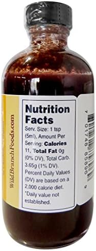 Wild Branch Foods Elderberry Infused Vermont Made Maple Syrup,Sweet Topping 4oz