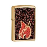 Retro Flame # 207G Zippo Lighter New in Box