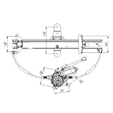 1992-2011 FORD CROWN VICTORIA RH REAR (PASSENGER SIDE) POWER WINDOW REGULATOR... by TYC