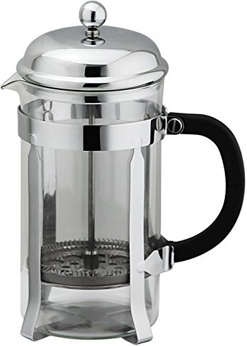 Triple filter 8 cup french press in chrome 34 oz