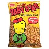 Baby Star - Crispy Noodle Snack (Chow Mein Flavor) 3.7 Oz.