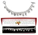 12 Days Of Christmas Charm Bracelet Gift Boxed