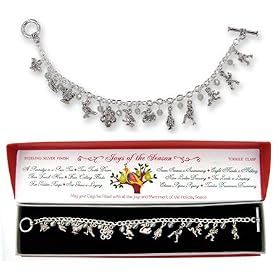 12 Days Of Christmas Charm Bracelet Gift Boxed thumbnail