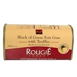 Rougie Block of Goose Foie Gras with Truffle, 7.4 ounces Tins