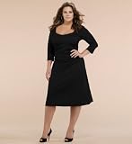 Plus Size Flaunt Cocktail Dress In Black Noir  Size 4X