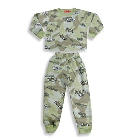 Bay Boy by MJ Collection - Boys Long Sleeve Thermal Underwear Set, Khaki