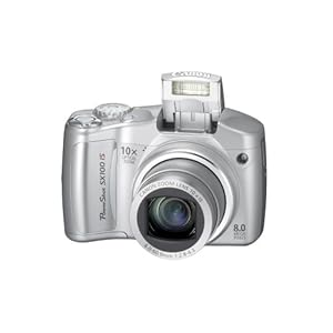 Canon PowerShot SX100IS 8MP Digital Camera with 10X Optical Image Stabilized Zoom