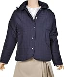 French Toast Quilted Jacket With Hood