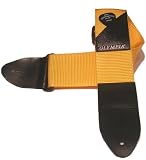 from Olympia Yellow Guitar Strap Built in Pick Pocket