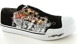 Ed Hardy Mens Jamesy 100 Lowrise Sneaker,Black,8 M US 41xHPuJRnbL. SL160 Ed Hardy Mens Jamesy 100 Lowrise Sneaker,Black,8 M US