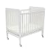 LA Baby Quality Hardwood Window Crib - White