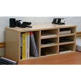 9 Compartment Oak Organizer