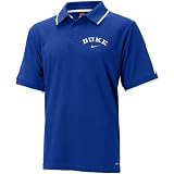 Nike Duke Blue Devils Blue Classic Dri Fit Short Sleeve Polo