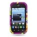 CoverON® Purple Floral Medley Hard Slim Case for ZTE Savvy - with Cover Removal Pry Tool
