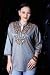 Two Tone Poly Cotton Kurti / Tunic / Womens Top