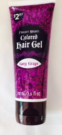 Fright Night Colored Hair Gel - Gory Grape