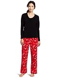 Hue Sleepwear Women's Micro Heart Attack Sleepwear Thermal Set