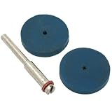 2 Rubber Wheel Abrasives Jewelers Polishing Tools 7/8"